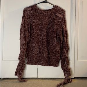 Burgundy sweater
